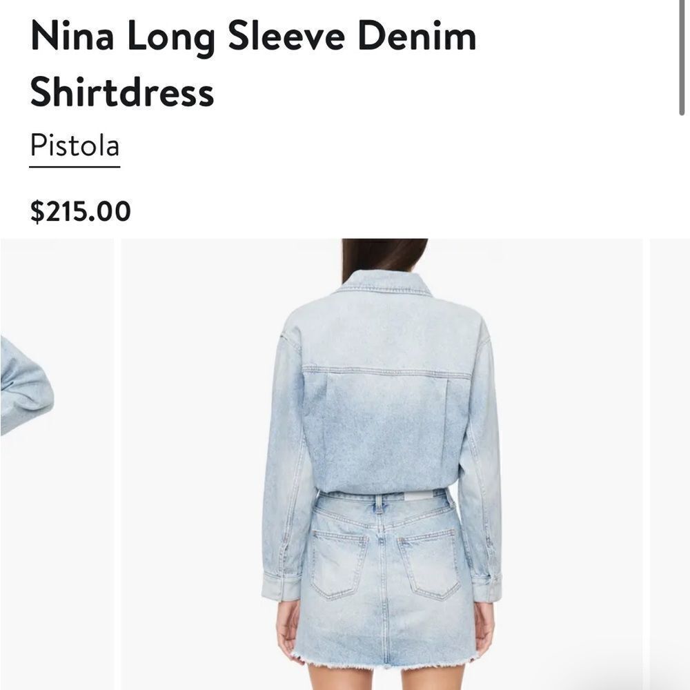 PISTOLA denim dress - Picture 4 of 7